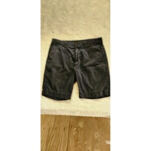 Polo Ralph Lauren Men's Black Chino Shorts Cotton Pima Zip Slash Pockets